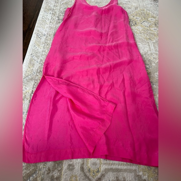 J. Crew Fuchsia Scoopneck Cupro Slip Dress - Picture 11 of 14